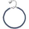 Brosway Bracciale Donna, Bracciale Tennis in Acciaio con Simbolo Lucchetto | Collezione Desideri - BEI058