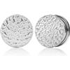 Vankula Dilatatori Lobo Single Flared tunnel dilatatore orecchie in Acciaio inossidabile lobi piercing espansori Gioielli Uomo Donna 14mm(9/16) Argento