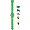 HIP HOP Orologio HBU1295 BAMBINI PINTASTIC! quadrante MONO-COLORE BIANCO e CINTURINO SILICONE VERDE