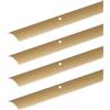 Alberts 498559 - Profilo di transizione, ottonato, 900 x 40 mm, set da 4 pezzi