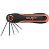 Boxer® set chiavi Torx 8 in 1 - Cromo-vanadio - Misure T9-T10-T15-T20-T25-T27-T30-T40 - Manico bimateriale con impugnatura soft grip