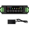 STUDIOFINIX 4 Canali Mini Amplificatore 5.1 Bluetooth 120w per altoparlanti passivi con TWS, AUX, MIC, USB, parte di ricambio, adatto per altoparlanti a parete/soffitto/marino/libreria