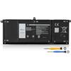 K KYUER H5CKD Laptop Batteria per Dell Latitude 3410 3510 Inspiron 5300 5401 5408 5501 5502 5508 5509 5400 5406 7405 7300 7306 7500 7506 2-in-1 Vostro 5300 5301 5401 Series JK6Y6 9077G 7T8CD TXD03