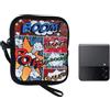 kwmobile Custodia per Smartphone Pieghevole XXS - 3/3,5 - Astuccio Portacellulare a Sacchetto XXS - Protezione in Neoprene con Cerniera - Pop Art