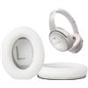 Earrock Cuscinetti auricolari per Bose QuietComfort 45 QC45 QC35 ii QC35 Professionali Cuffie Cuscinetti auricolari di ricambio con isolamento acustico Memory Foam Bianco