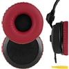 Geekria Cuscinetti auricolari di ricambio compatibili con Sennheiser HD 25/25SP/25Lite/25Plus/25Limited 75th Anniversary Edition, cuscini con guida video (Rosso)