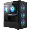 STGSivir PC Gaming Fisso, Computer Gaming, core i7 fino a 3.9 GHz - Radeon RX 580 8GB - 16GB RAM - 512GB SSD - WiFi - BT - Windows 11