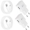Powersky (2 pezzi) Caricabatterie USB-C con cavo da 1,5 metri. per Samsung Galaxy S22, S21, S20, S10, S9, S8, A17, A16, A15, A26, A25, A37, A36, A35, A57, A56, A55 Caricatore Rapido