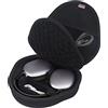 BOVKE Custodia con Modalità standby per Apple AirPods Max 2 / Max Cuffie Wireless over-ear, Custodia da Viaggio Protettiva Portatile AirPods Max 2 / Max, tasca in rete per Accessori, Nero