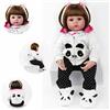 ZIYIUI Bambole Reborn 45 cm 18 inch Reborn Baby Doll Morbido Simulazione Silicon