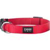 Chaba Collare per cane taglia piccola | Regolabile 20-33 cm | Larghezza 1 cm | Collare cucciolo cane | Resistente | NO SHARP | Leggera | Collarino cani | Forte Chiusura | Dog Collar | ROSSO - S