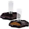 Vegena 2pcs Distributore Di Acqua Per Rettili 2 In 1 Ciotola Rettili Acqua Alimentatore, Ciotola Per Mangiatoia Per Tartarughe Ciotola Per Rettili Automatico Per Tartarughe Scorpioni Lucertole