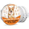 Aarovibe Collare Antiparassitario per Cani, Regolabile e Impermeabile con Protezione Naturale, 65cm Adatto a Tutte le Taglie, Protezione Efficace per 12 Mesi (2 Pack)