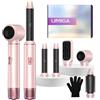 UMIGA Hairstyler Phon Capelli 5 in 1 Asciugacapelli Airstyler Spazzola Phon Capelli Ad Aria Calda Spazzola Asciugacapelli Modellatori Capelli ad Aria Calda per Ricci Volumizzante Lisciante Capelli, Rosa