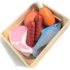 Fun World Toys Giocattolo da cucina legno sano verdure cibo
