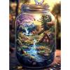 Yunlus Puzzle per adulti 1000 pezzi Impossibile Difficile Difficile Puzzle impegnativo per adulti 1000 pezzi Puzzle mondo in bottiglia Sogno della natura Puzzle 1000 pezzi 70 x 50 cm