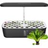 TECKZOON Sistema Idroponico per Germogli 52 Posti, Lampada LED Full Spectrum 24 W, Serbatoio 4 L con Timer Automatico e Irrigazione Intelligente per Fiori, Ortaggi e Piantine