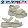 Crocs Sandali Crocs Soho Frosted Y-Strap Meteor 212651-1WY taglia unisex