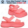 Crocs Sandali Crocs Soho Frosted Y-Strap Guava 212651-6UI unisex taglia