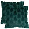 BonaMaison Federa Per Cuscino In Cotone Blu 45x60 Cm - Fodera Per Divano E Letto, Prodotta In Turchia