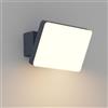 K-Bright Applique LED esterno 24W 3000K luce bianca calda Applique Regolabile Lampade da Parete Moderno in Alluminio per garage, applique giardino esterno applique esterno antipioggia IP65 Antracite