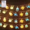 Hopelit Catena luminosa con 10 LED, 1,5 m, per cameretta dei bambini, impermeabile, con timer, luce notturna per cameretta dei bambini, ragazzi, ragazze, letto a casa, compleanno, decorazione per