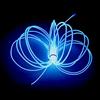 Balabaxer EL Wire blu, 5 m/5 m luci al neon riduzione del rumore portatile neon incandescente stroboscopico elettroluminescente filo per feste, Halloween, decorazione fai da te