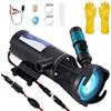 YUCHENGTECH Pompa Maceratore Camper 12V DC 12GPM Pompe per Acque Reflue Autoadescanti Aspirazione 3,2 piedi Sollevamento 10 piedi Pompa Portatile per Acque Reflue per Camper Roulotte Barche