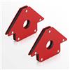 CPROSP 2pcs Squadra Magnetica per Saldatura con Forza di Tenuta 35KG, Angoli 45°, 90°, 135°, Arrow Welding Magnet per Tenere Fissi Parti Metalliche