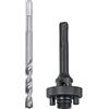 kwb Attacco SDS-Plus per sega a tazza Easy-Cut 35-105 mm con filettatura 5/8'' -18 UNF inclusa punta di centraggio HSS