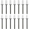OTOTEC 100 Pezzi 10mmx4.8mm 13mmx4.8mm Rivetti Ciechi Chiusi Rivetti Ciechi In Alluminio Con Mandrino In Acciaio Per La Riparazione Di Barche Aerei Macchinari E Mobili
