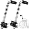 Healeved 2 estensioni per maniglia scorrevole per sedia a rotelle in acciaio inox