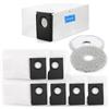 YHX-OU 6 PCS Sacchetti per la polvere per Eureka J15 Pro Ultra 3L Grande Capacità Sacchetti di Ricambio per la Polvere Filtrazione Efficace a 4 Strati per J15 Pro Ultra Aspirapolvere Accessorio + 2 Panni