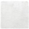 Brandsseller Tappeto da bagno 50x50 cm Tappetino da bagno Zerbino da bagno Tappeto da doccia quadrato in ciniglia antiscivolo assorbente lavabile in lavatrice - Bianco
