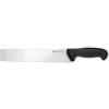 Sanelli Ambrogio Ambrogio Sanelli, Linea Tecna Coltello pasta - punta quadra cm 26 NERO con Lama in Acciaio Inox NitroB e Manico Ergonomico a grip evoluto, Coltello Professionale, Made in Italy