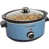 Eamoment 3,5 l | 200 W Slow Cooker con 3 livelli di riscaldamento e indicatore di potenza, lavabile in lavastoviglie e con maniglie, coperchio in vetro facile da pulire