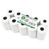 FOXNEC 10 Rotoli Pos 57mm x 18M x 12mm - Rotoli Pos di Carta Termica - Registratore di Cassa - Ricevute Bancomat Rotolini per Terminale Pos e Pagamento Elettronico