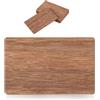 Fukaisu 10pz Noce Legno Carte NFC NTAG215, Incisione Vuoto Riscrivibile Programmabile Etichette Compatibile con Tutti Dispositivi Abilitati NFC