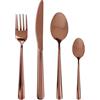 Tognana Element, Servizio 24 posate, acciaio inox 18/0, rame