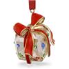 Swarovski Holiday Cheers Decorazione Regalo, con 462 Sfaccettature di Cristalli Swarovski, Designer Edith Mair, Natro Gros-Grain, Placcatura in Tonalità Oro Champagne, 4,4 x 3,7 x 3,9 cm