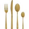 Tognana Element, Servizio 24 posate, acciaio inox 18/0, oro