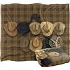 LOGOVISION Giallostone Hats Off Coperta super morbida al tatto setoso - 152 x 127 cm