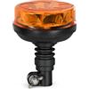 Yuanjoy Faro Rotante Giallo LED, 6 Modalità Lampeggiante e 4 Modalità Rotanti 2 Modalità Crociera, Pulsanti, 12V-24V IP67 per Auto, UTV, Trattore, Carrello da Golf