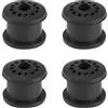 JiaHeHe 4 guarnizioni per leva del cambio manuale Ford Fiesta e Focus 1998-2009 4S6P7412AA, kit di riparazione in gomma, colore nero