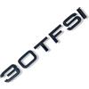 MCK Auto - 30 TFSI nero lucido posteriore bagagliaio logo logo posteriore stemma tuning modifica