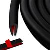 DOUJIAO Guarnizione Ad u in Gomma 3 Meter x 3.2mm Guarnizioni Salva Portiere Auto, Protezione Bordi Proteggi per Porte Auto Pannelli Vetro Pannelli Metallo, Angoli del Tavolo
