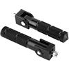 Shipenophy Pedali in alluminio Asta di supporto pieghevole 90 gradi, pedale per pezzi per ricambi auto per moto(black)