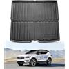 LANGBEAN TPE Tappetini Bagagliaio per Volvo XC40 / C40 Recharge 2018-2026 | Vasca Baule Originale, Protezione Baule con Bordo Alto, Tappeto Bagagliaio Posteriore, Antiscivolo e Impermeabili Accessori