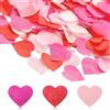 soitzhoc 6000 Pezzi Coriandoli Biodegradabili coriandoli Cuore, 3 Colori Romantici coriandoli per Matrimonio, San Valentino, Natale, Anniversario, Compleanno Carta Decorazione da Tavolo (60g)