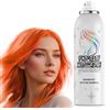 HIESGIE Spray colorante temporaneo per capelli, 150 ml, spray istantaneo per adulti e bambini, lavabile e non adesivo, formula delicata, arancione, Halloween, cosplay, feste in costume, feste